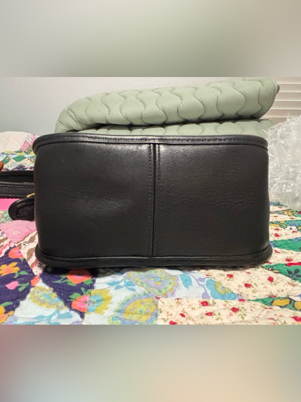 Vintage Coach Black Legacy Small Flap Crossbody J6C-9965 - Picture 6 of 13